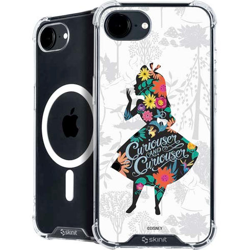 Disney Alice in Wonderland (animated) Silhouette Curiouser and Curiouser iPhone 16e MagSafe Case