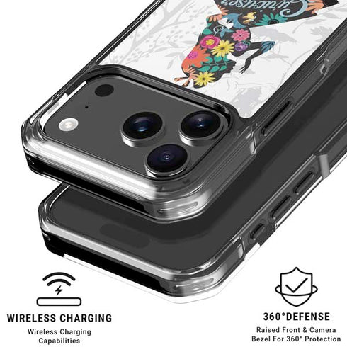 Disney Alice in Wonderland (animated) Silhouette Curiouser and Curiouser iPhone 18 Pro Clear Case