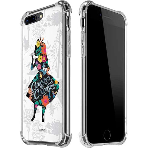 Disney Alice in Wonderland (animated) Silhouette Curiouser and Curiouser iPhone Cases
