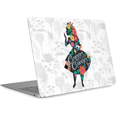 Disney Alice in Wonderland (animated) Silhouette Curiouser and Curiouser Apple MacBook Air Skin