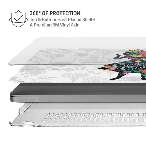 Disney Alice in Wonderland (animated) Silhouette Curiouser and Curiouser MacBook Pro 14in (2021-24) Case plus Skin