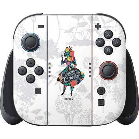 Disney Alice in Wonderland (animated) Silhouette Curiouser and Curiouser Nintendo Skins
