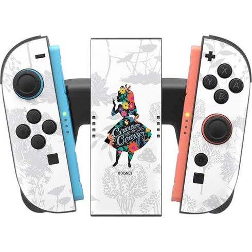 Disney Alice in Wonderland (animated) Silhouette Curiouser and Curiouser Nintendo Switch 2 (2025) Joy-Con Controller Skin