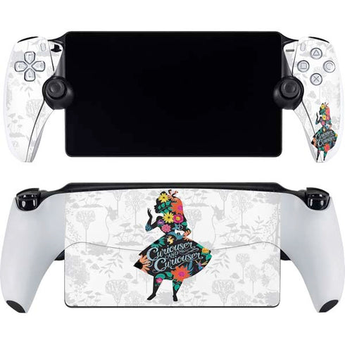 Disney Alice in Wonderland (animated) Silhouette Curiouser and Curiouser PlayStation Portal Remote Player Skin
