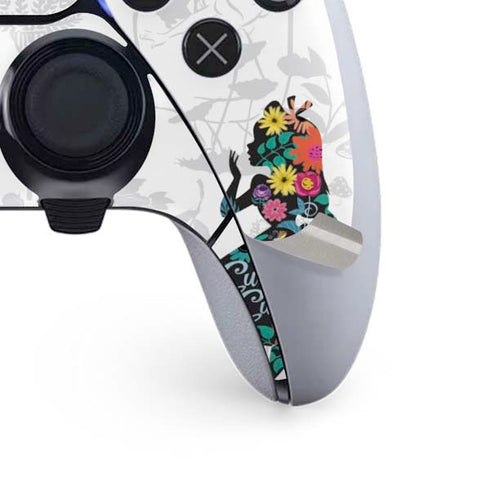 Disney Alice in Wonderland (animated) Silhouette Curiouser and Curiouser PS5 DualSense Edge Pro Controller Skin