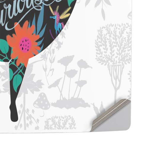 Disney Alice in Wonderland (animated) Silhouette Curiouser and Curiouser PS5 Slim Digital Edition Console Skin