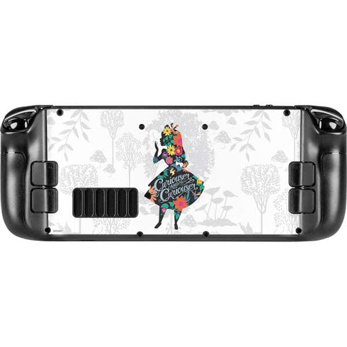 Disney Alice in Wonderland (animated) Silhouette Curiouser and Curiouser Steam Deck Handheld Gaming Computer OLED Skin