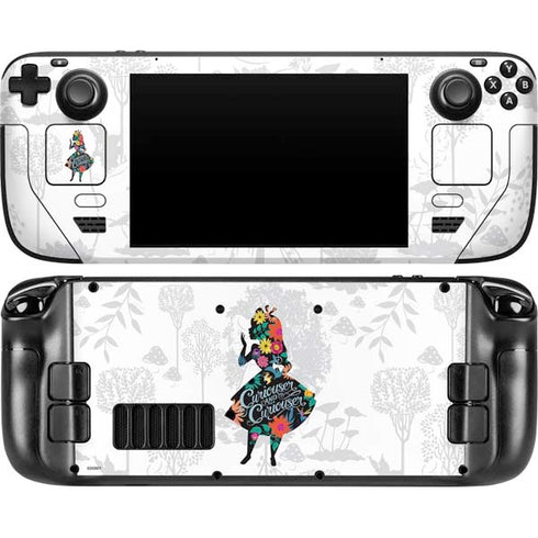 Disney Alice in Wonderland (animated) Silhouette Curiouser and Curiouser Steam Deck Handheld Gaming Computer Skin