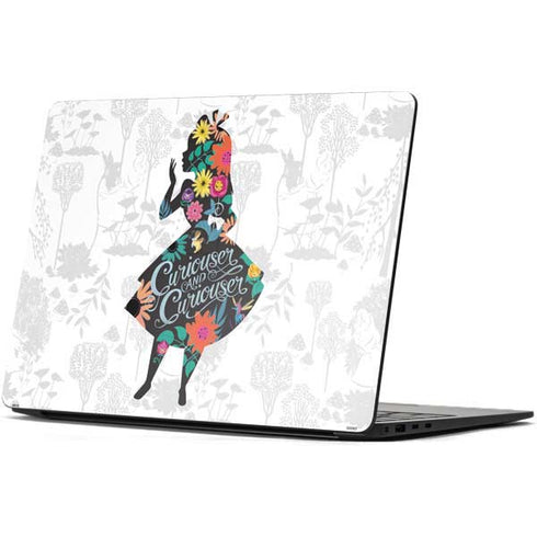 Disney Alice in Wonderland (animated) Silhouette Curiouser and Curiouser Surface Laptop 7 13.8in Skin
