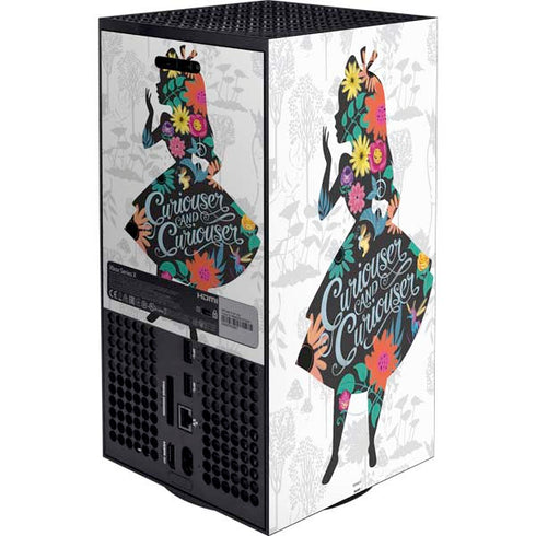 Disney Alice in Wonderland (animated) Silhouette Curiouser and Curiouser XBox Series X Digital Edition Bundle Skin