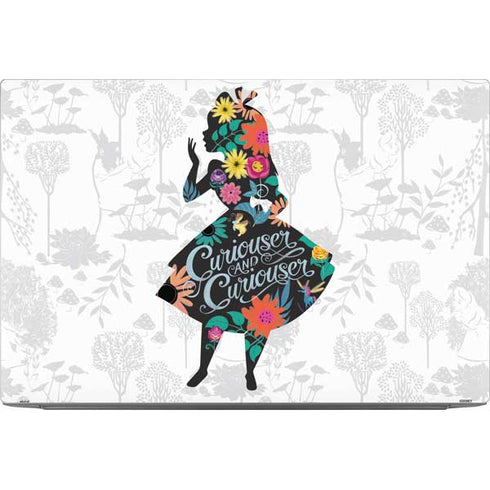 Disney Alice in Wonderland (animated) Silhouette Curiouser and Curiouser Dell XPS Skin