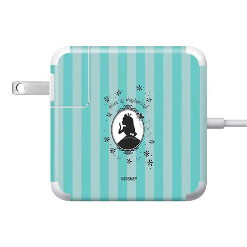 Disney Alice in Wonderland (animated) Silhouette in the Mirror 85W Power Adapter (15 and 17 inch MacBook Pro Charger) Skin
