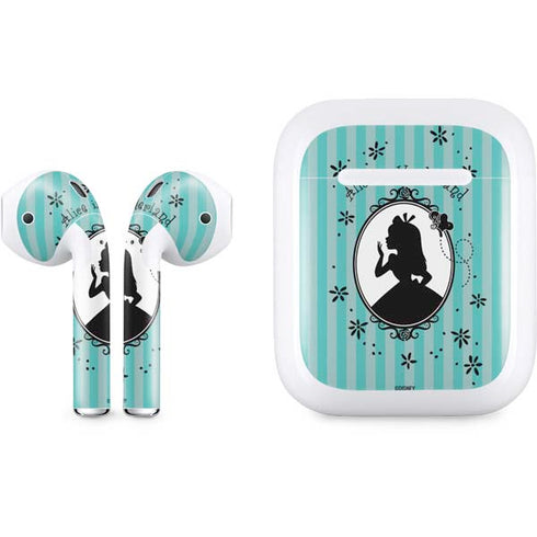 Disney Alice in Wonderland (animated) Silhouette in the Mirror Apple AirPods Skin