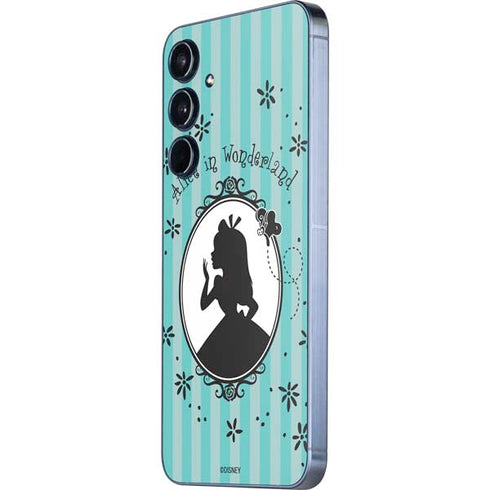 Disney Alice in Wonderland (animated) Silhouette in the Mirror Galaxy A35 5G Skin