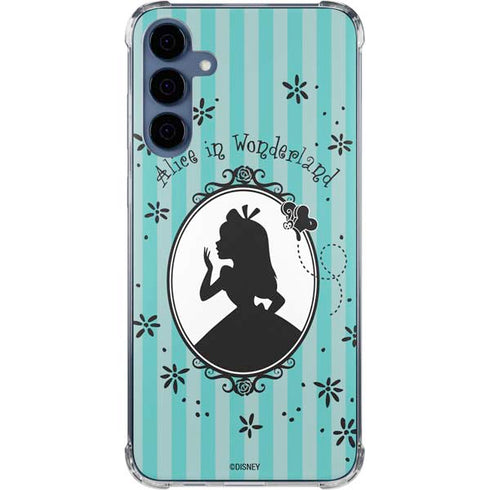 Disney Alice in Wonderland (animated) Silhouette in the Mirror Galaxy A55 5G Clear Case