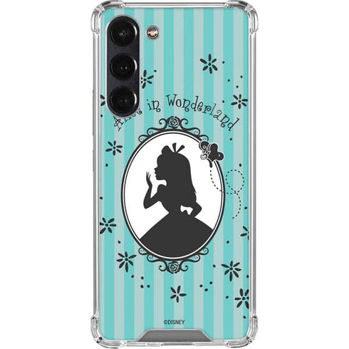 Disney Alice in Wonderland (animated) Silhouette in the Mirror Galaxy S24 FE Clear Case