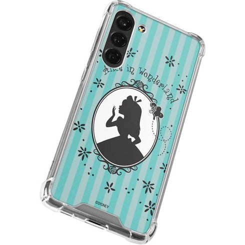 Disney Alice in Wonderland (animated) Silhouette in the Mirror Galaxy S24 FE Clear Case