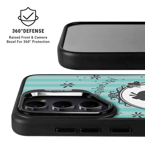 Disney Alice in Wonderland (animated) Silhouette in the Mirror Galaxy S25 Kickstand Case