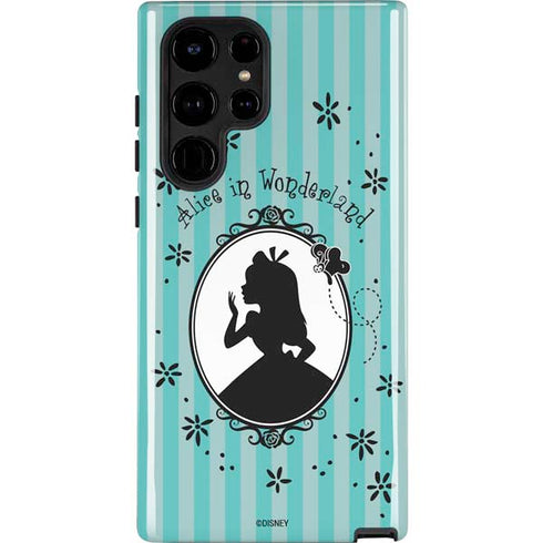 Disney Alice in Wonderland (animated) Silhouette in the Mirror Galaxy S25 Ultra Impact Case