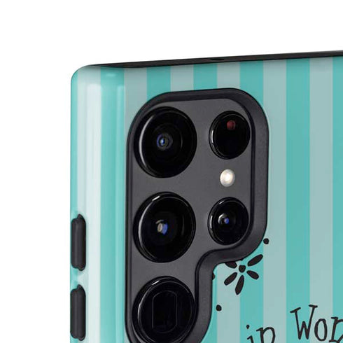 Disney Alice in Wonderland (animated) Silhouette in the Mirror Galaxy S25 Ultra Impact Case