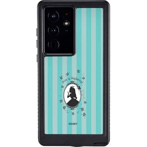 Disney Alice in Wonderland (animated) Silhouette in the Mirror Galaxy S24 Ultra Waterproof Case