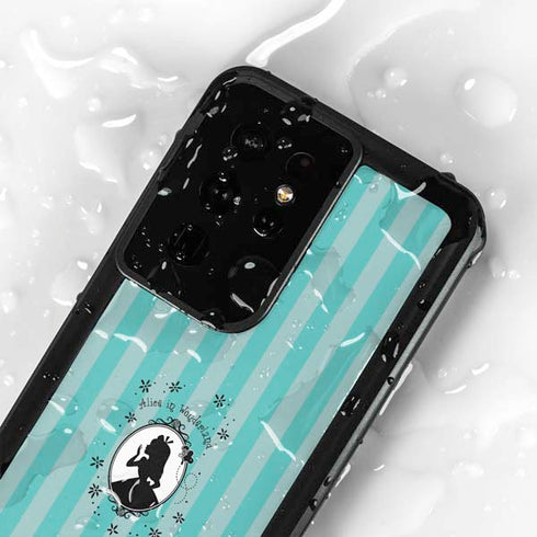 Disney Alice in Wonderland (animated) Silhouette in the Mirror Galaxy S24 Ultra Waterproof Case