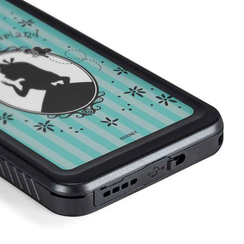 Disney Alice in Wonderland (animated) Silhouette in the Mirror Galaxy S24 Waterproof Case
