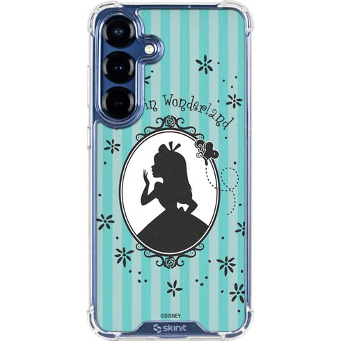 Disney Alice in Wonderland (animated) Silhouette in the Mirror Galaxy S25 Clear Case