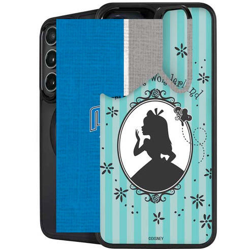 Disney Alice in Wonderland (animated) Silhouette in the Mirror Galaxy S26 Kickstand Case