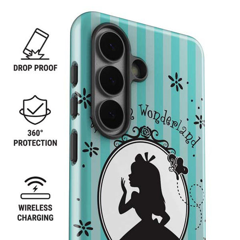 Disney Alice in Wonderland (animated) Silhouette in the Mirror Galaxy S26 Plus Impact Case