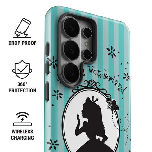 Disney Alice in Wonderland (animated) Silhouette in the Mirror Galaxy S26 Ultra Impact Case