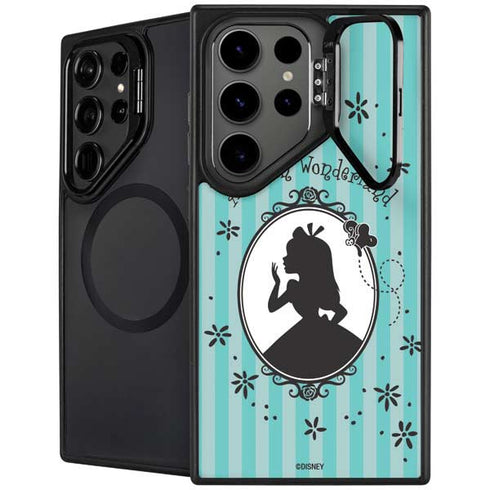 Disney Alice in Wonderland (animated) Silhouette in the Mirror Galaxy S26 Ultra Kickstand Case