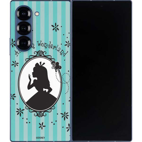 Disney Alice in Wonderland (animated) Silhouette in the Mirror Galaxy Z Fold6 Skin