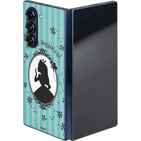Disney Alice in Wonderland (animated) Silhouette in the Mirror Galaxy Z Fold6 Skin