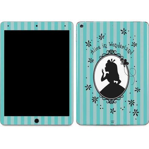 Disney Alice in Wonderland (animated) Silhouette in the Mirror iPad Skins
