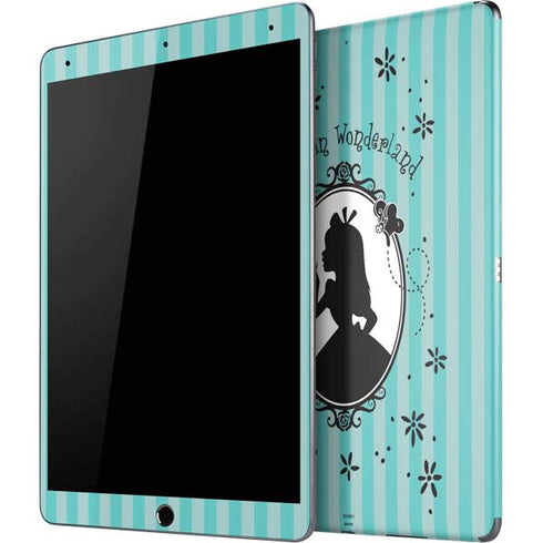 Disney Alice in Wonderland (animated) Silhouette in the Mirror iPad Skins