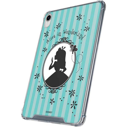 Disney Alice in Wonderland (animated) Silhouette in the Mirror iPad 11th Gen (2025) Clear Case