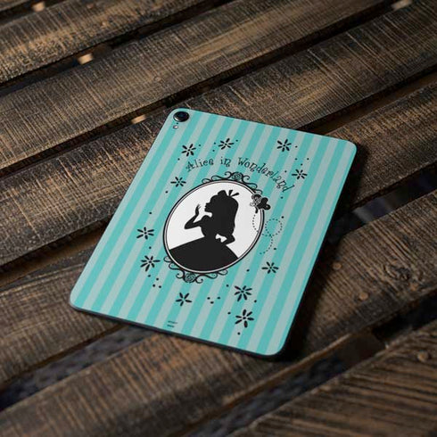 Disney Alice in Wonderland (animated) Silhouette in the Mirror Apple iPad Pro Skin