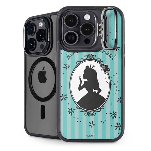 Disney Alice in Wonderland (animated) Silhouette in the Mirror iPhone 13 Pro Max Kickstand Case