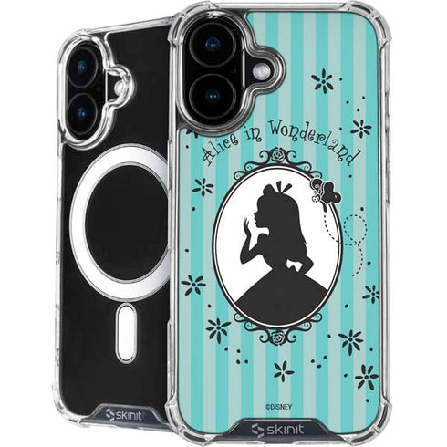 Disney Alice in Wonderland (animated) Silhouette in the Mirror iPhone 16 Plus MagSafe Case