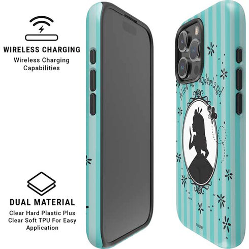 Disney Alice in Wonderland (animated) Silhouette in the Mirror iPhone 16 Pro Magsafe Impact Case