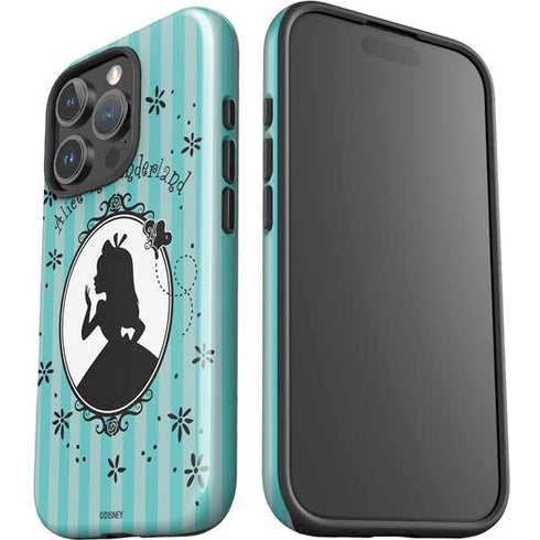 Disney Alice in Wonderland (animated) Silhouette in the Mirror iPhone 16 Pro Max Impact Case