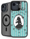Disney Alice in Wonderland (animated) Silhouette in the Mirror iPhone 16e Kickstand Case