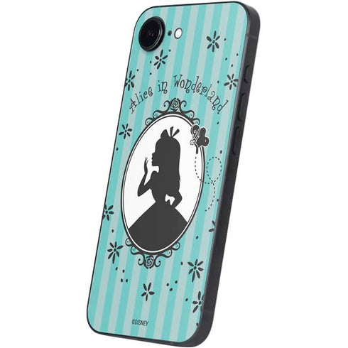 Disney Alice in Wonderland (animated) Silhouette in the Mirror iPhone 16e Skin