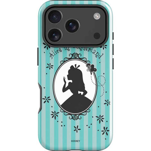 Disney Alice in Wonderland (animated) Silhouette in the Mirror iPhone 18 Pro Impact Case