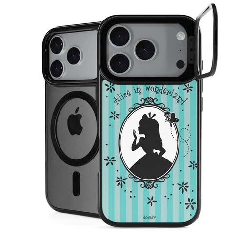 Disney Alice in Wonderland (animated) Silhouette in the Mirror iPhone 18 Pro Kickstand Case