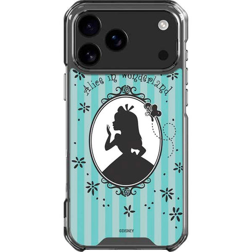 Disney Alice in Wonderland (animated) Silhouette in the Mirror iPhone 18 Pro Max Clear Case