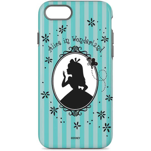 Disney Alice in Wonderland (animated) Silhouette in the Mirror iPhone Cases