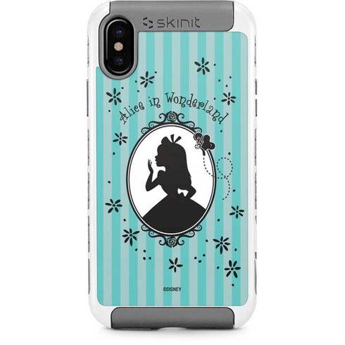 Disney Alice in Wonderland (animated) Silhouette in the Mirror iPhone Cases