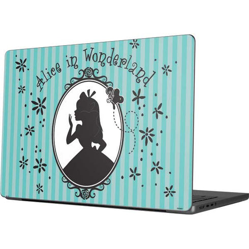 Disney Alice in Wonderland (animated) Silhouette in the Mirror Apple MacBook Pro 14-inch Skin